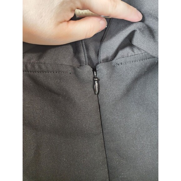 Babaton Aritzia Size 10 Black Off Strapless Corset Top Bustier Peplum Cropped - Picture 5 of 8